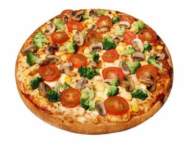 pizza veggie