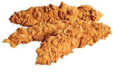 Crispy strips of filet